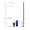 Shots Toys Oeuf vibrant sans fil Splash 8 x 3.4 cm Bleu